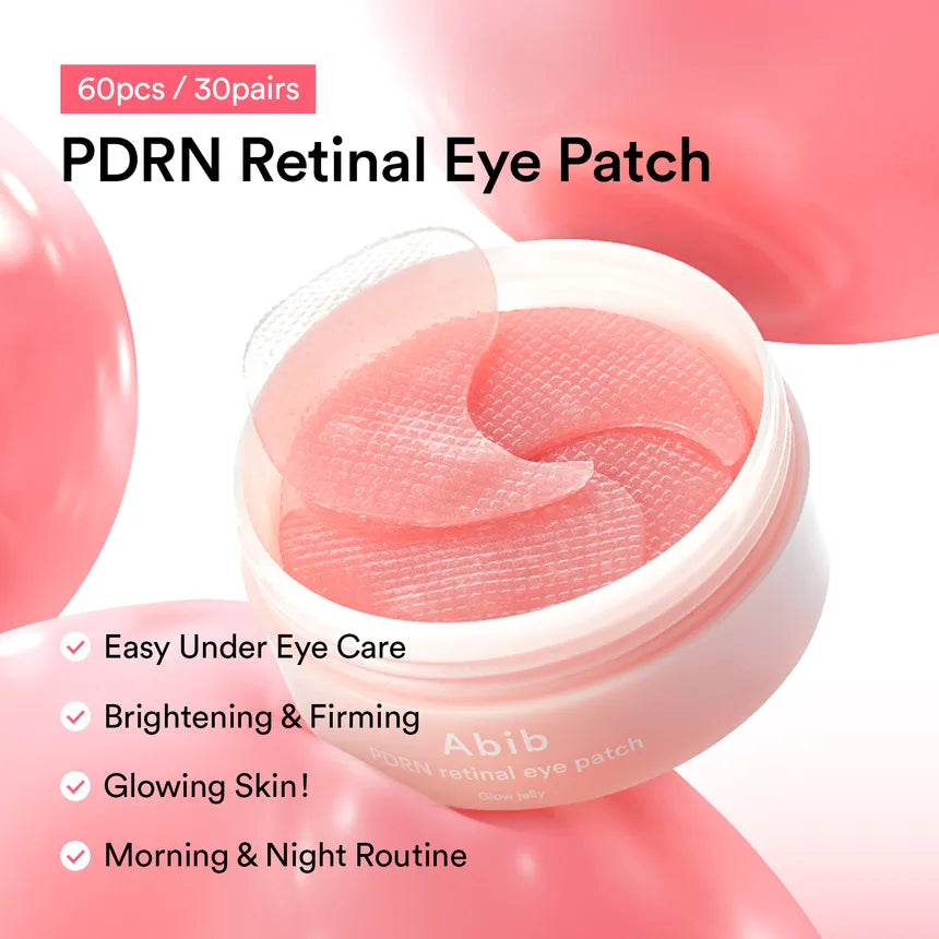 Abib PDRN Retinal Eye Patch Glow Jelly – Parches de Ojos con PDRN y Retinal [prt-254]