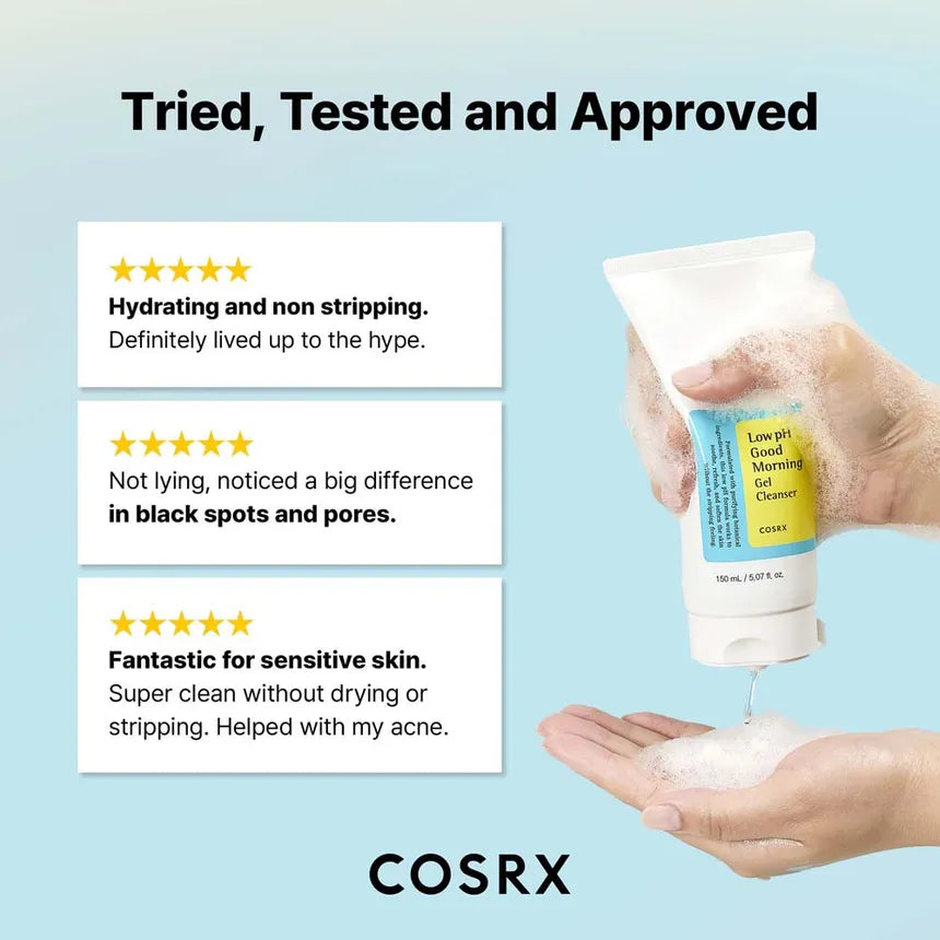 COSRX – Low pH Good Morning Gel Cleanser (150ml)