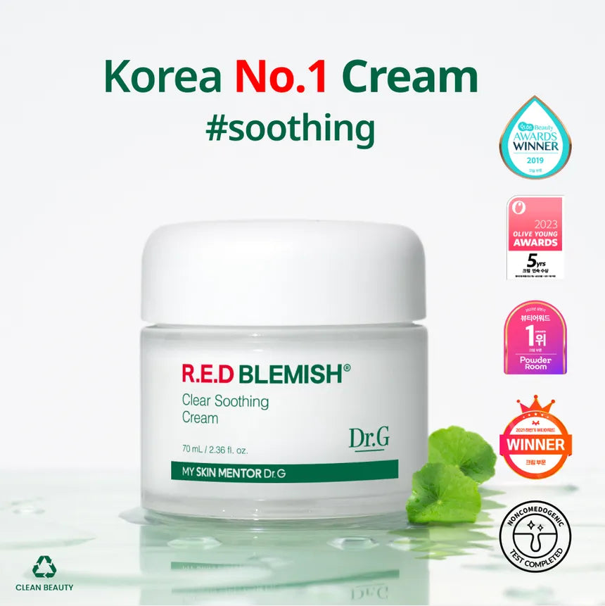 Dr.G - R.E.D Blemish Clear Soothing Cream (Crema Reparadora Calmante) (70 ml)