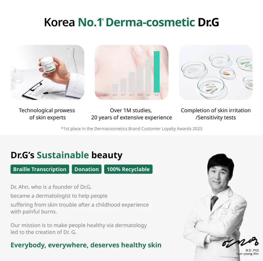 Dr.G - R.E.D Blemish Clear Soothing Cream (Crema Reparadora Calmante) (70 ml)