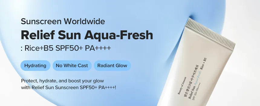 Beauty of Joseon Relief Sun Aqua-Fresh SPF50+ PA++++ – Protector Solar Hidratante con Agua de Arroz (50ml)