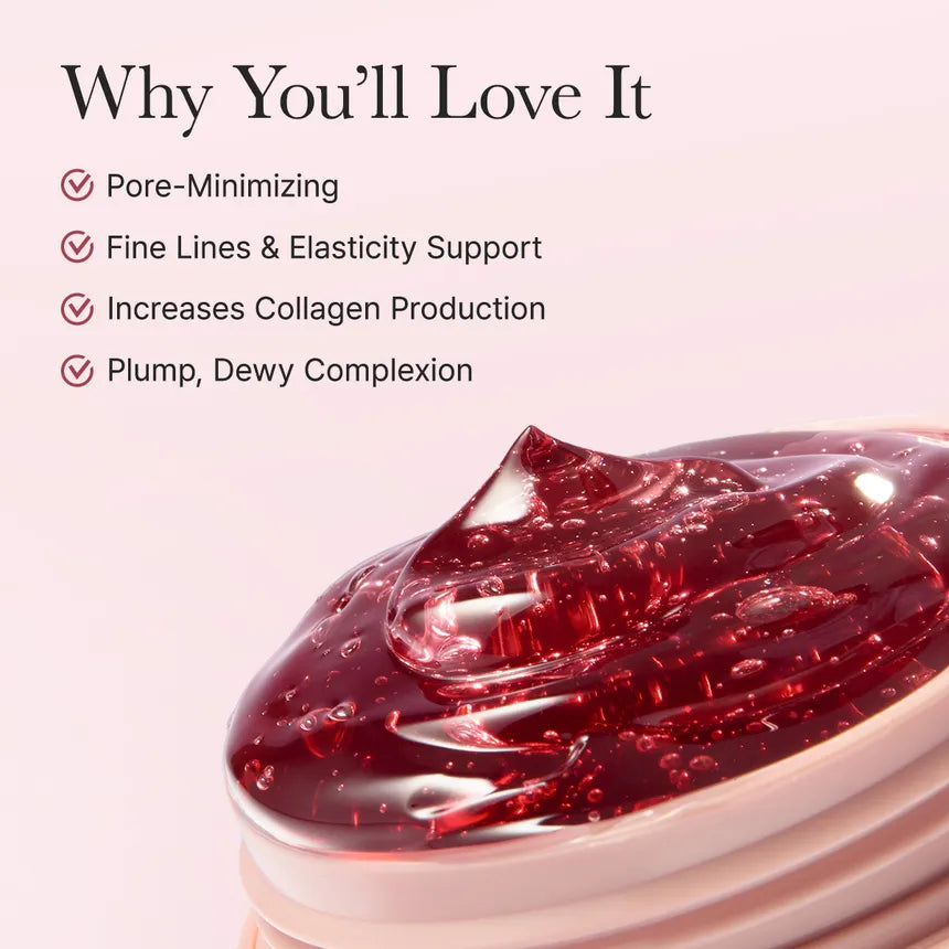 Arencia - Fresh Red Smoothie Serum 30 (50g) – Sérum reafirmante e iluminador con colágeno y niacinamida