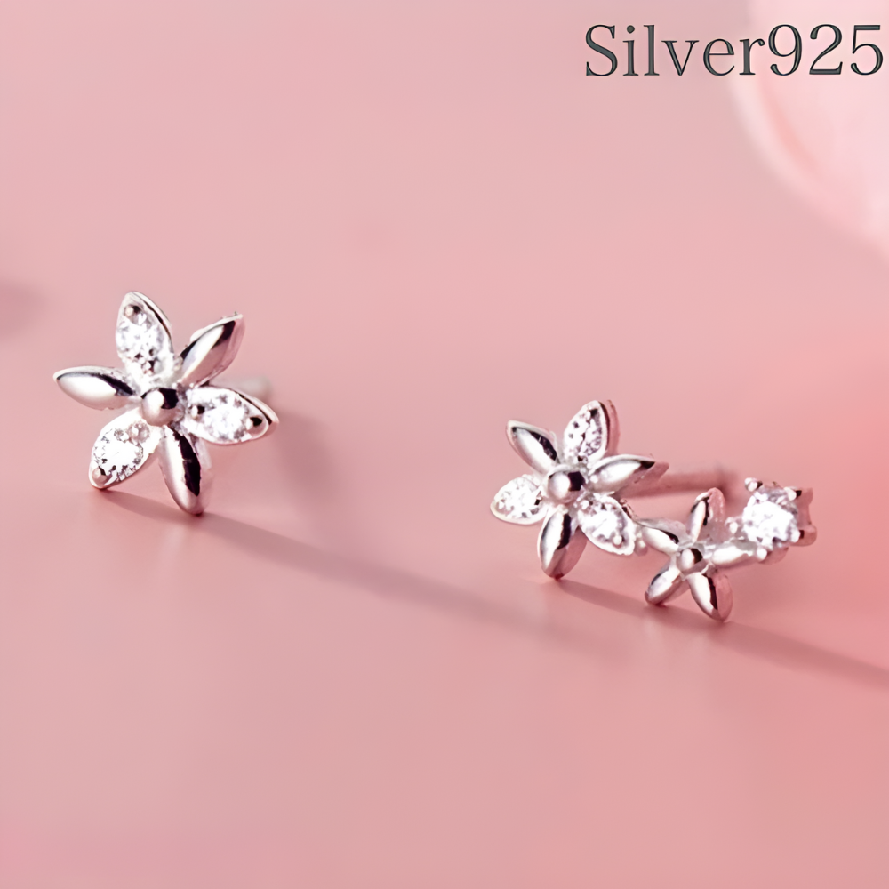 Flor plateada (Plata 925) [prt-34]