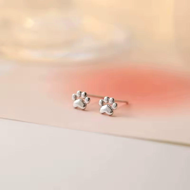 Aretes Huella de Gato (plata 925) [prt-232]