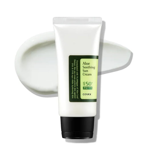 COSRX - Aloe Soothing Sun Cream SPF50+ PA+++ (50ml) – Protector solar hidratante con aloe vera