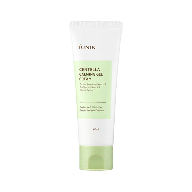 iUNIK Centella Calming Gel Cream (60ml) – Gel hidratante calmante para piel sensible y grasa