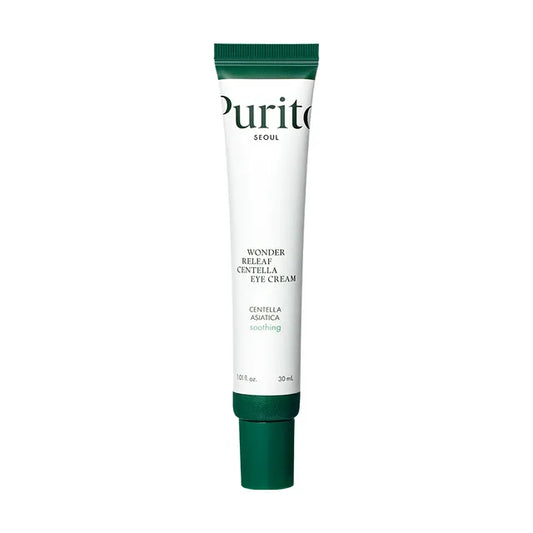 Purito SEOUL - Wonder Releaf Centella Eye Cream (30ml) – Contorno de ojos calmante con péptidos e hidratación profunda