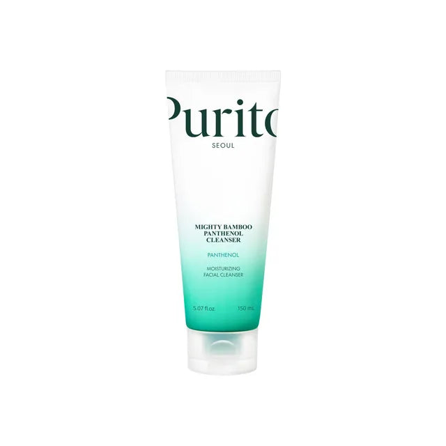 Purito SEOUL Mighty Bamboo Panthenol Cleanser | Limpiador Facial Hidratante de pH Bajo (150ml)