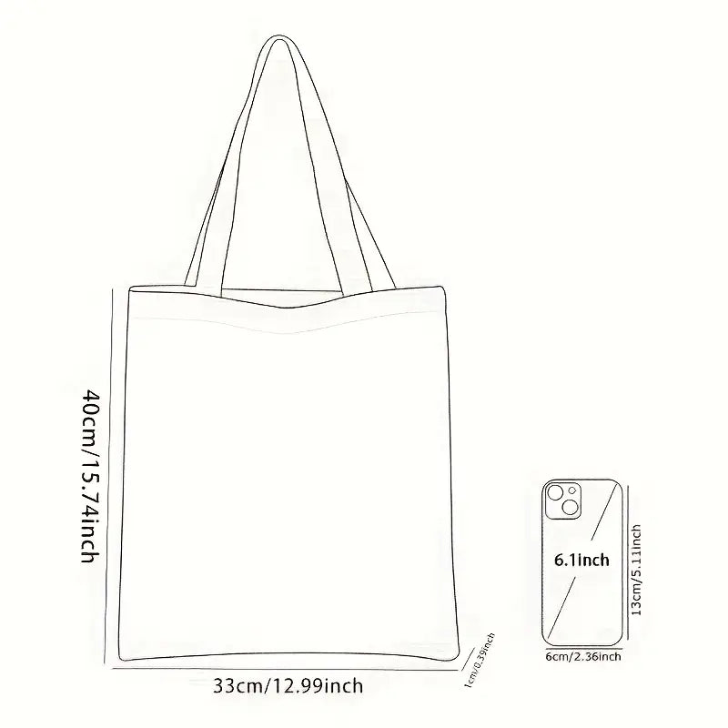 Bolsa Reutilizable con Estampado de Gato [prt-191]