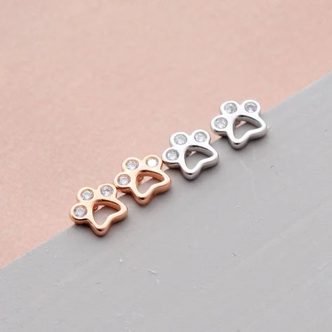 Aretes Huellita (plata 925) [prt-115]