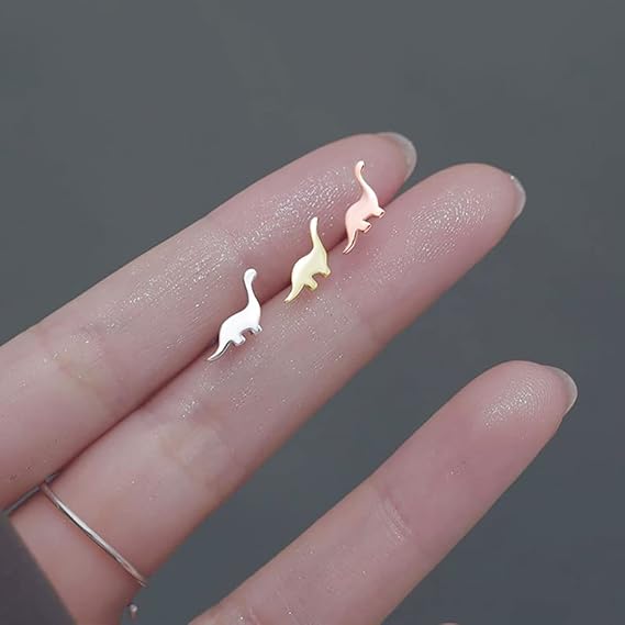 Aretes Dinosaurio (plata 925) [prt-132]